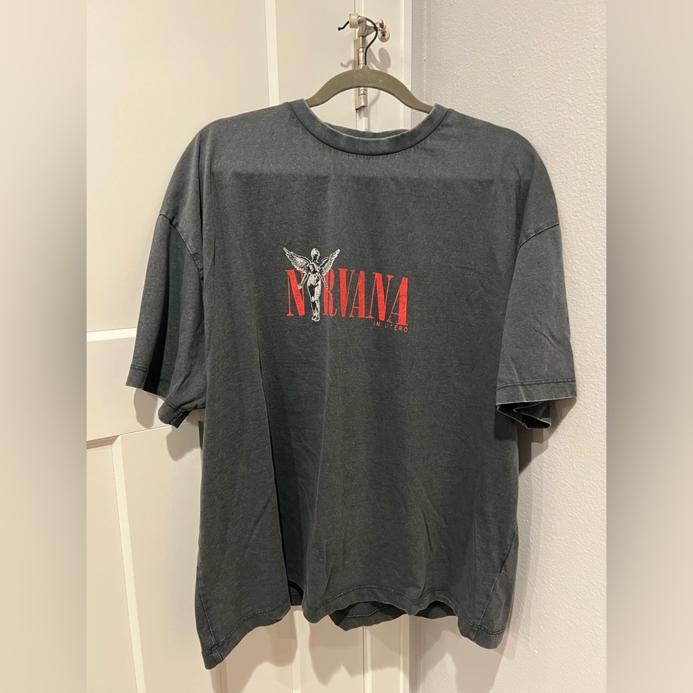 ASOS Design Nirvana shirt, size L